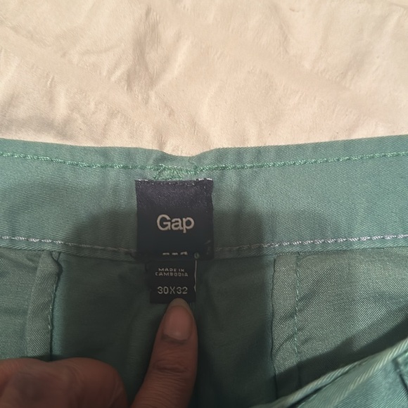 NWOT Gap slim twill pant frost spruce size 30 X 32 - Picture 3 of 5